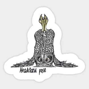 Headstand Pose Sticker